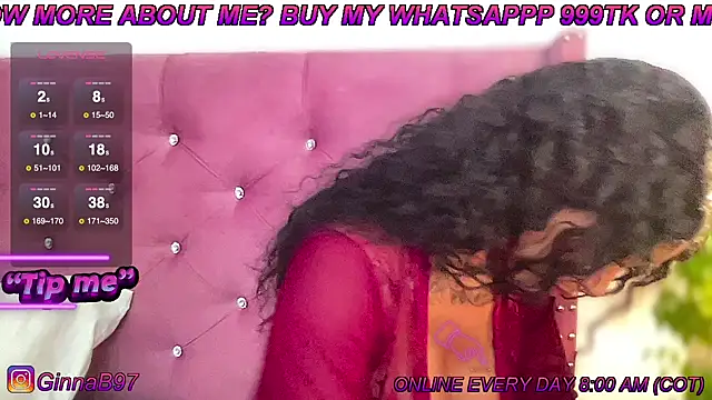 Snapshot of GinnaBolton chatting on January 15, 12:58 pm GinnaBolton online show from January 15, 12:58 pm