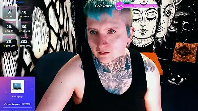 Marieblueeyes online show from April 8, 12:21 am