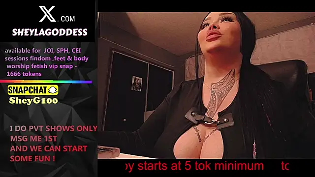 sheylagoddess11 online show from March 30, 1:12 pm