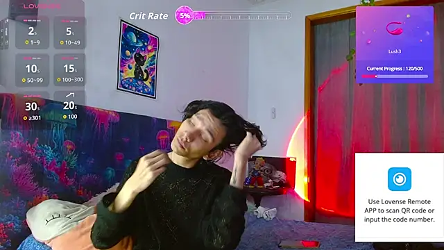 Snapshot of LAICK_01 chatting on June 20, 7:55 am LAICK 01 online show from June 20, 7:55 am
