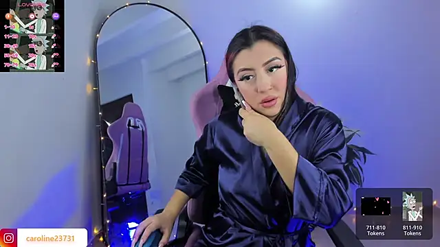 caroline23 x online show from December 13, 2:32 am