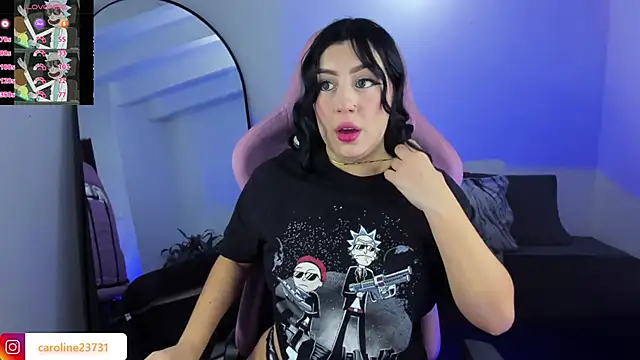 caroline23 x online show from January 18, 8:10 am