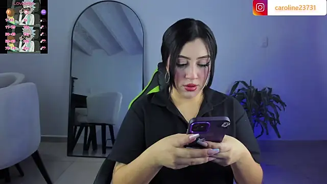 caroline23 x online show from February 26, 2:37 am