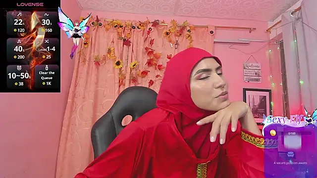 Snapshot of DarshaKhemu chatting on February 25, 8:30 pm DarshaKhemu online show from February 25, 8:30 pm