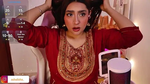 ashalisha online show from November 27, 1:57 pm