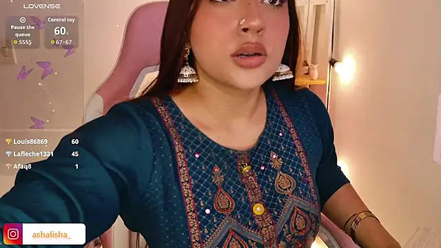 ashalisha online show from April 7, 3:56 pm