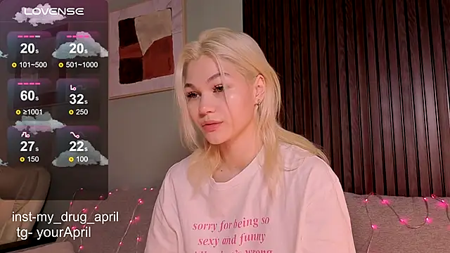 MyApril online show from September 27, 3:00 am