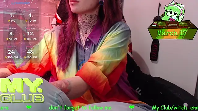 Witch Emma online show from March 17, 7:12 am