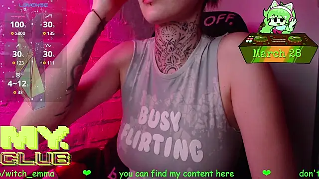 Witch Emma online show from March 28, 9:03 pm