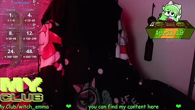 Witch Emma online show from April 19, 6:10 pm