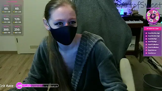 Snapshot of ArtofSweet chatting on September 18, 7:16 pm ArtofSweet online show from September 18, 7:16 pm