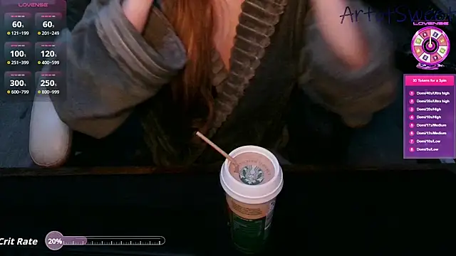 Snapshot of ArtofSweet chatting on October 28, 8:00 pm ArtofSweet online show from October 28, 8:00 pm