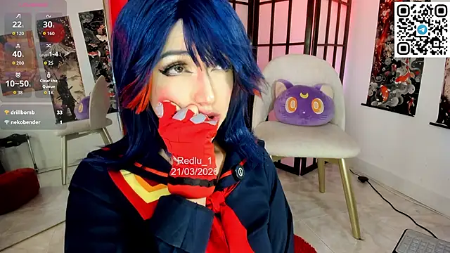 Redlu 1 online show from March 22, 1:42 am