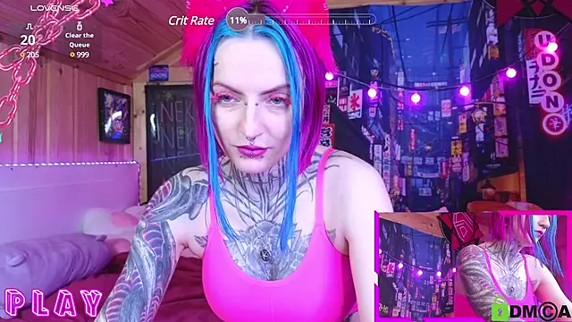 Snapshot of NekoCyber chatting on February 5, 4:48 am NekoCyber online show from February 5, 4:48 am