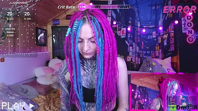 Snapshot of NekoCyber chatting on September 11, 5:18 am NekoCyber online show from September 11, 5:18 am