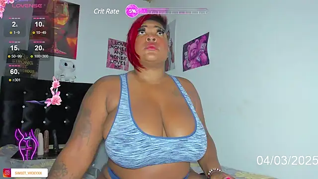 Snapshot of SWEETVICKY_XX chatting on March 4, 2:21 pm SWEETVICKY XX online show from March 4, 2:21 pm