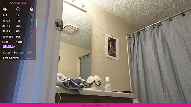 Snapshot of LoveSaraChristine chatting on May 7, 7:47 am LoveSaraChristine online show from May 7, 7:47 am