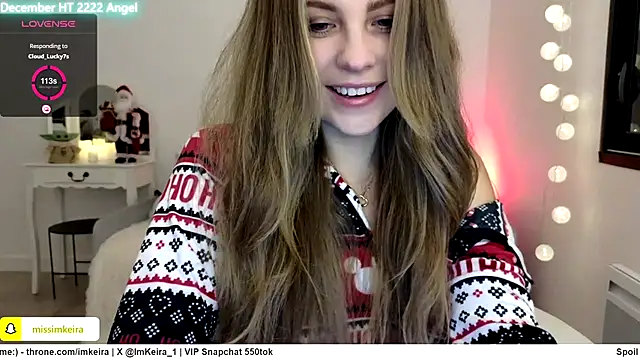 Snapshot of ImKeira chatting on December 20, 8:23 pm ImKeira online show from December 20, 8:23 pm
