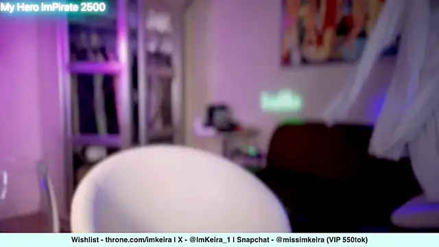 Snapshot of ImKeira chatting on January 17, 10:12 pm ImKeira online show from January 17, 10:12 pm