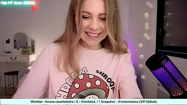 Snapshot of ImKeira chatting on February 3, 7:42 pm ImKeira online show from February 3, 7:42 pm