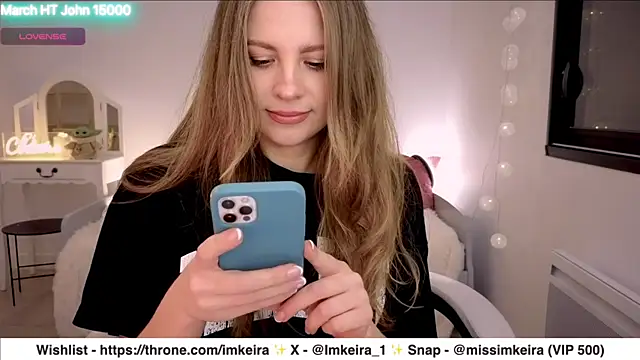 Snapshot of ImKeira chatting on March 9, 8:10 pm ImKeira online show from March 9, 8:10 pm