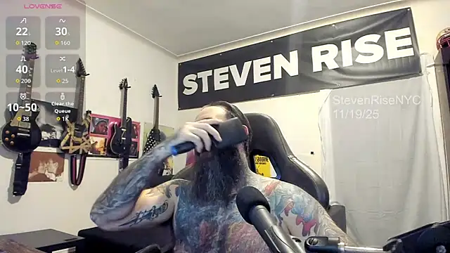 Snapshot of StevenRiseNYC chatting on November 19, 1:33 pm StevenRiseNYC online show from November 19, 1:33 pm