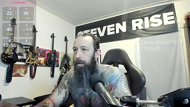 Snapshot of StevenRiseNYC chatting on November 20, 1:55 pm StevenRiseNYC online show from November 20, 1:55 pm