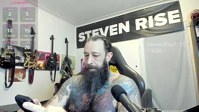 Snapshot of StevenRiseNYC chatting on January 6, 1:15 pm StevenRiseNYC online show from January 6, 1:15 pm