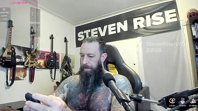 Snapshot of StevenRiseNYC chatting on February 2, 1:54 pm StevenRiseNYC online show from February 2, 1:54 pm