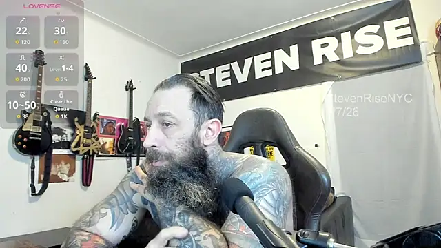 Snapshot of StevenRiseNYC chatting on February 7, 12:20 pm StevenRiseNYC online show from February 7, 12:20 pm