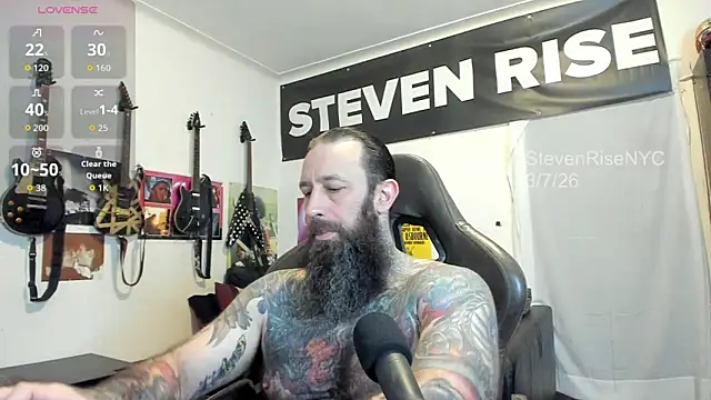 Snapshot of StevenRiseNYC chatting on March 7, 1:30 pm StevenRiseNYC online show from March 7, 1:30 pm