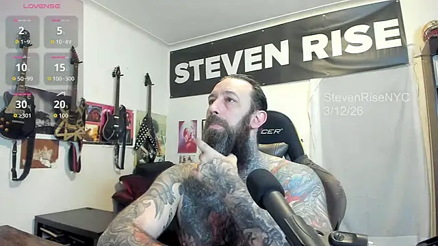 Snapshot of StevenRiseNYC chatting on March 12, 12:44 pm StevenRiseNYC online show from March 12, 12:44 pm